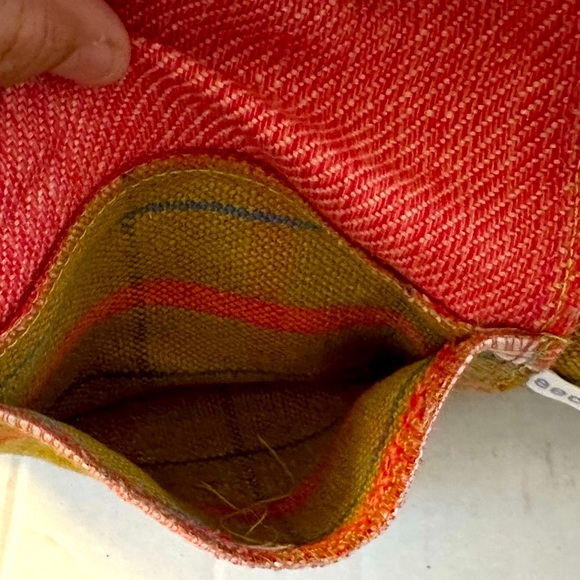 EUC - Handmade ONE OF A KIND Tote - Cloth and Leather “Sky’s the Limit S… - Picture 8 of 14